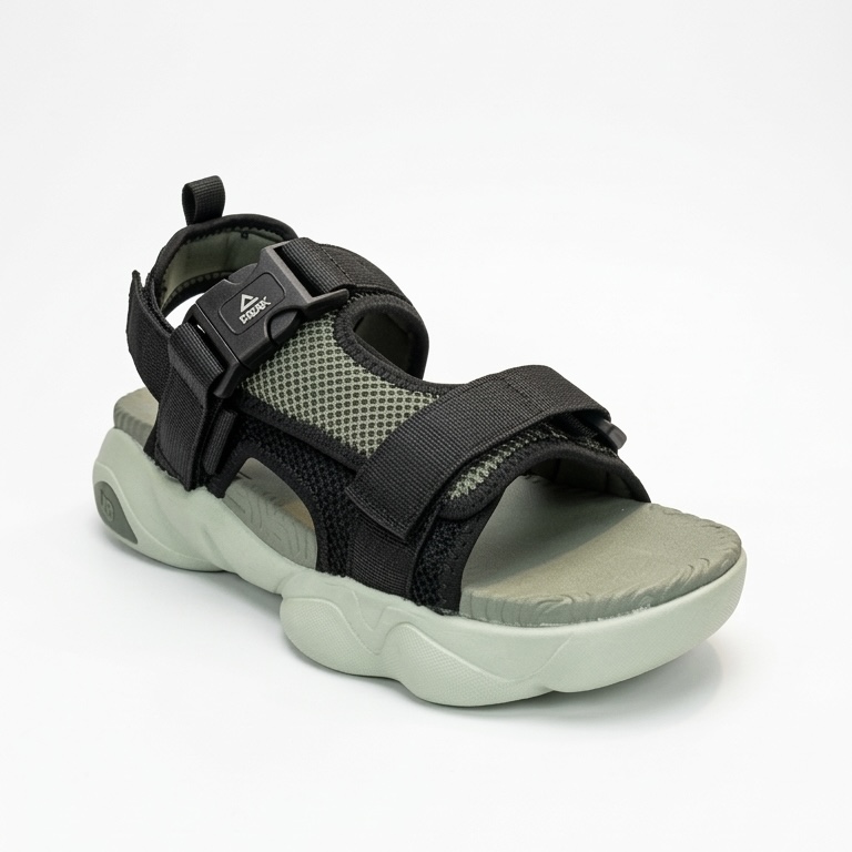 PEAK SANDAL BLACK OLIVE GREEN 