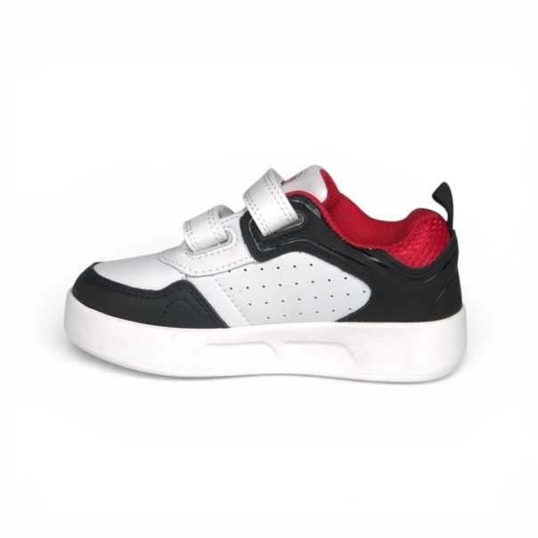 QILOO SHOES WHITE/BLACK/RED