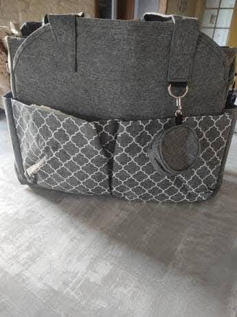 Sac à langer en gris 