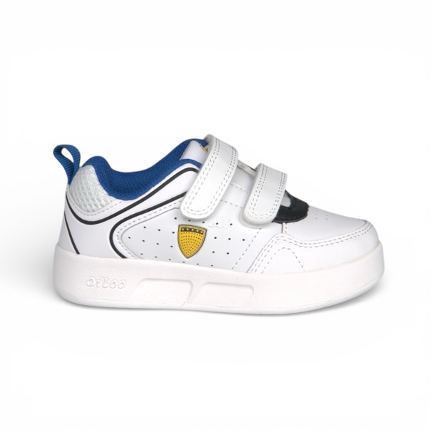 QILOO SHOES WHITE/ROYAL/YELLOW