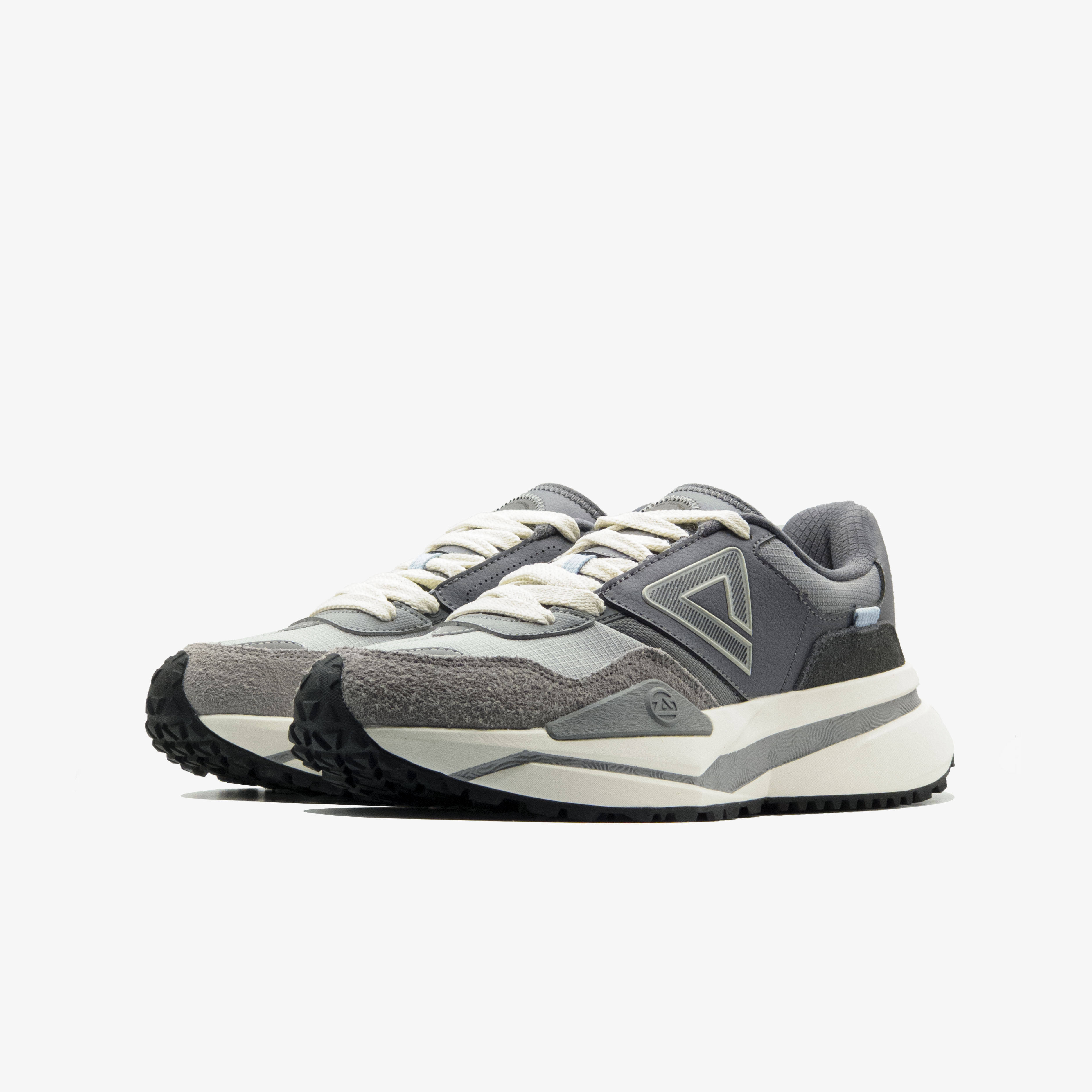 PEAK RETRO CASUAL SHOES GREY +