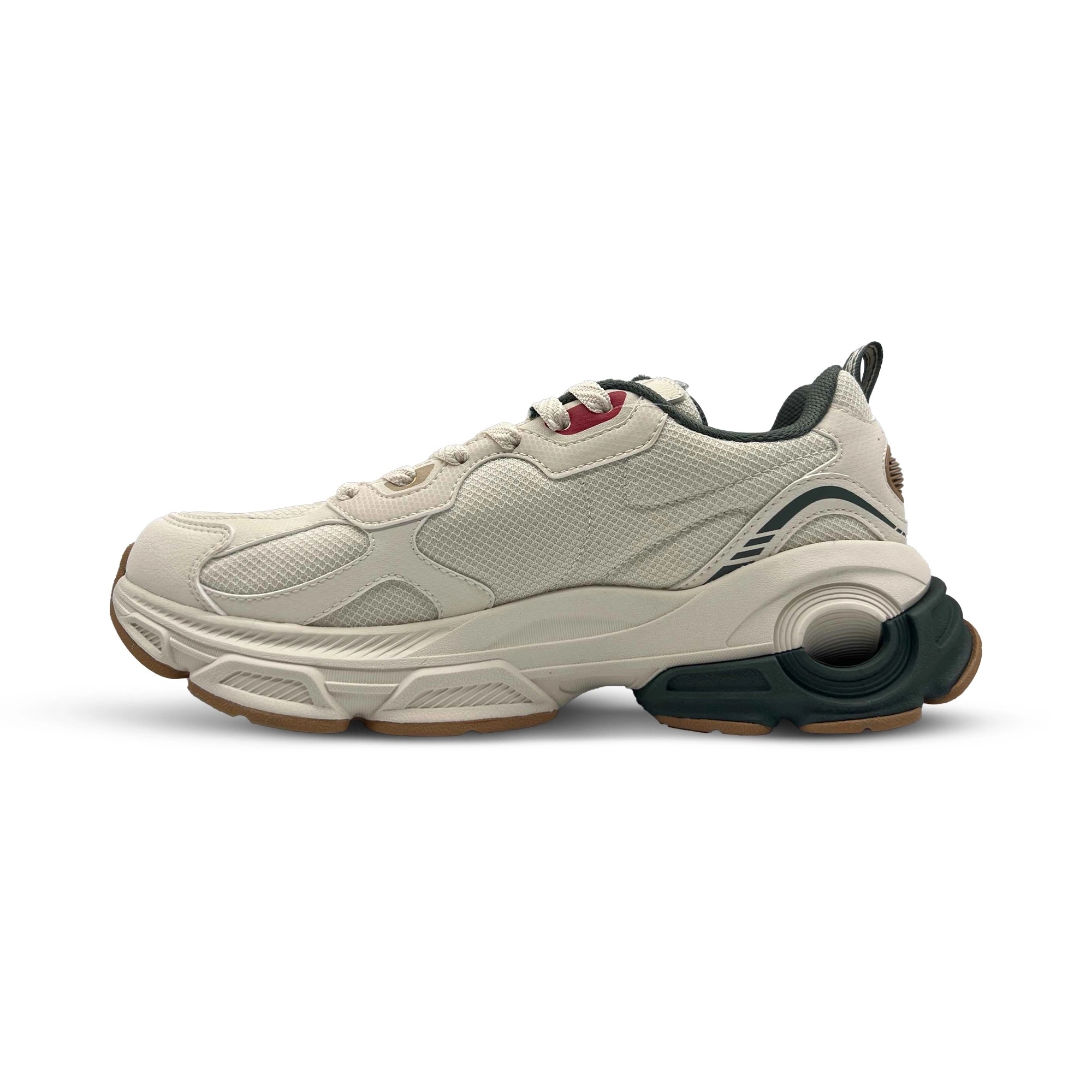 SHOES LIFE STYLE Lotus White/Dk.Green