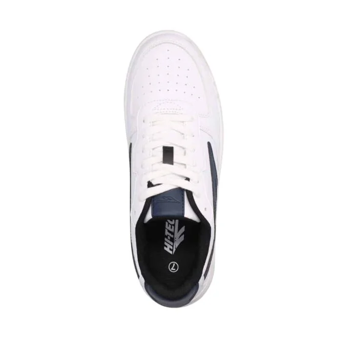Varsity Court White-Navy-Black