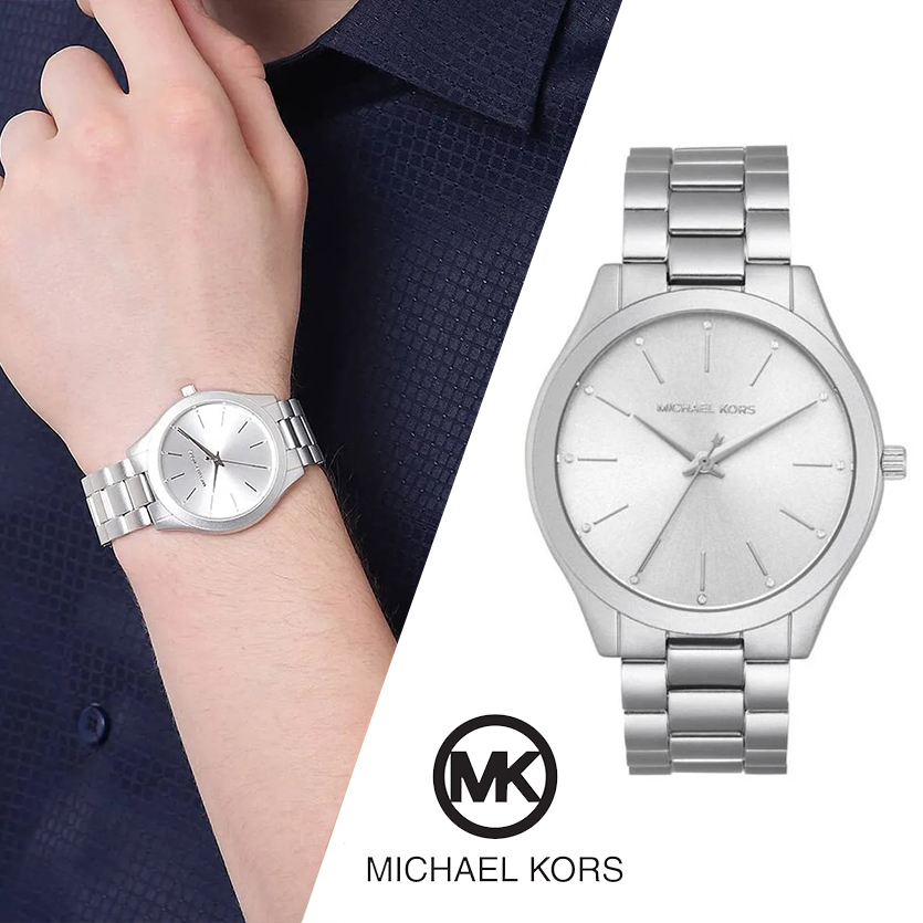 Michael Kors Slim Runway Silver
