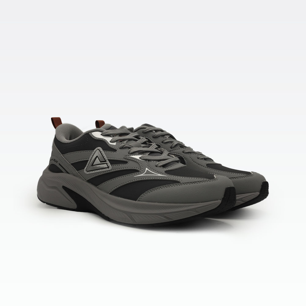 Peak Running Shoes Sliver Gray/Dk.Grey