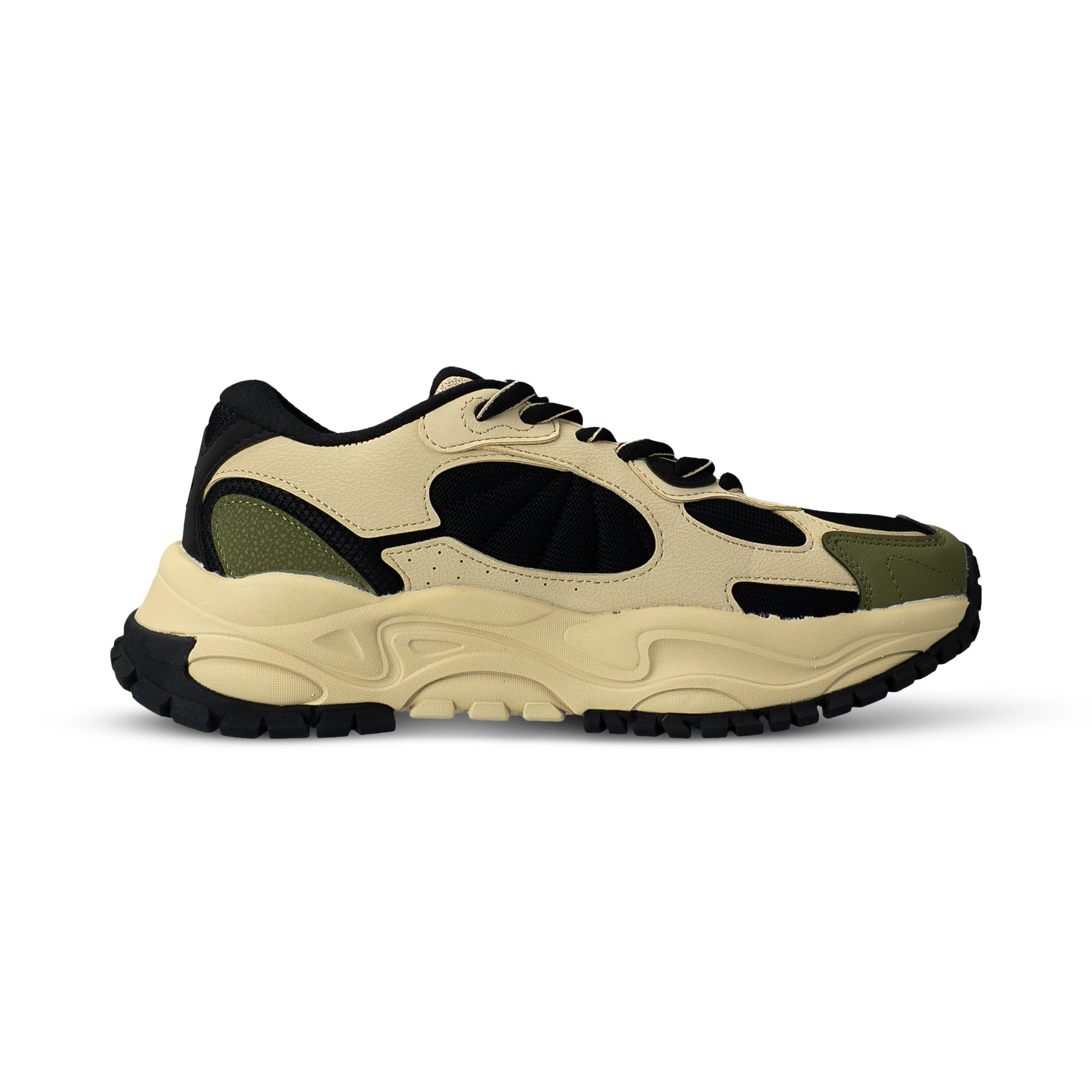 SHOES SPORT APRICOT/ARMY GREEN
