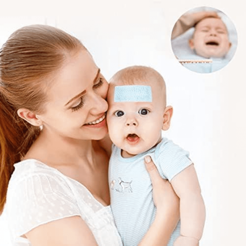 10 patchs de refroidissement pour bébé