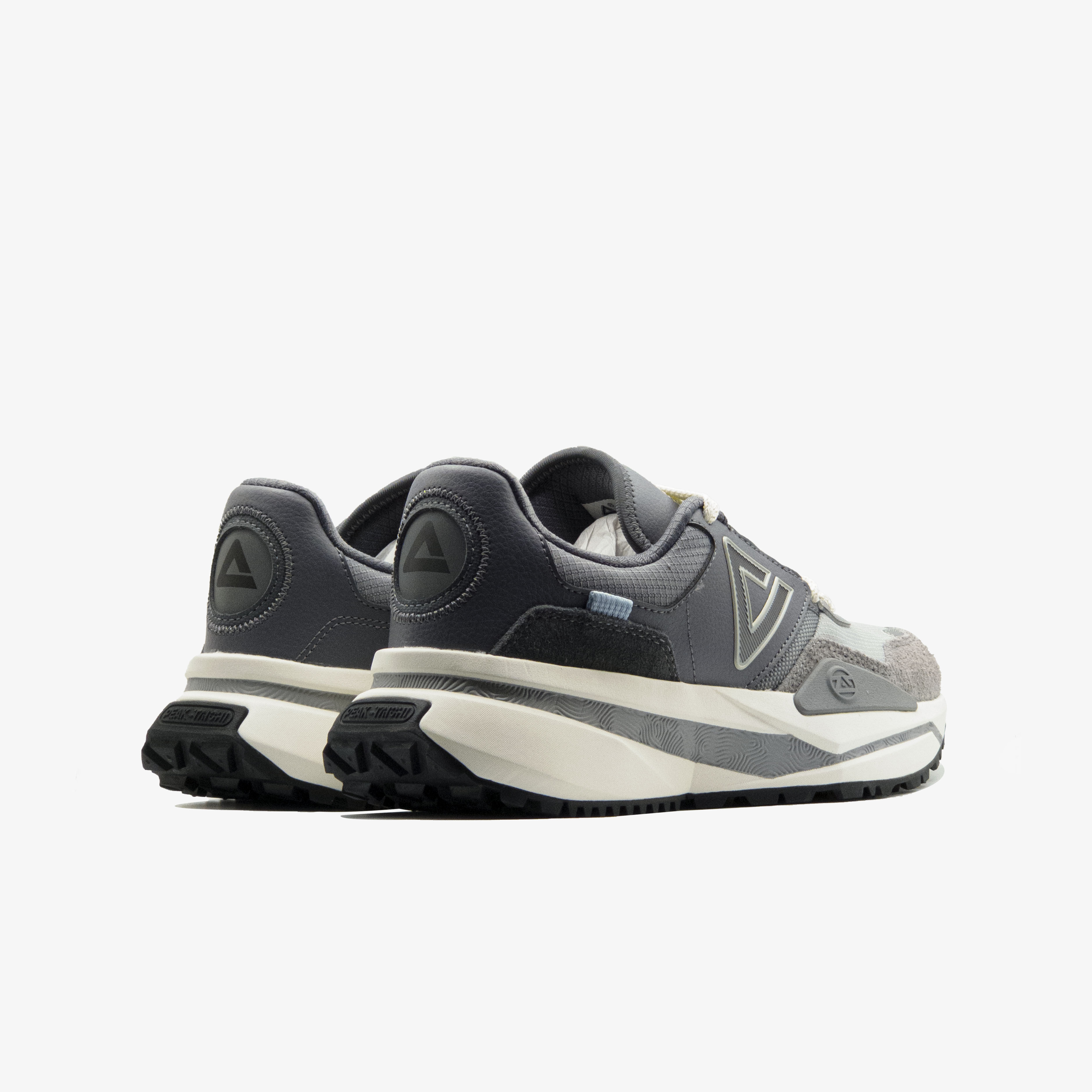 PEAK RETRO CASUAL SHOES GREY +