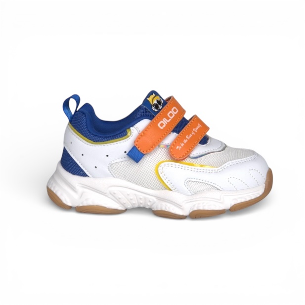 QILOO SHOES WHITE/ROYAL