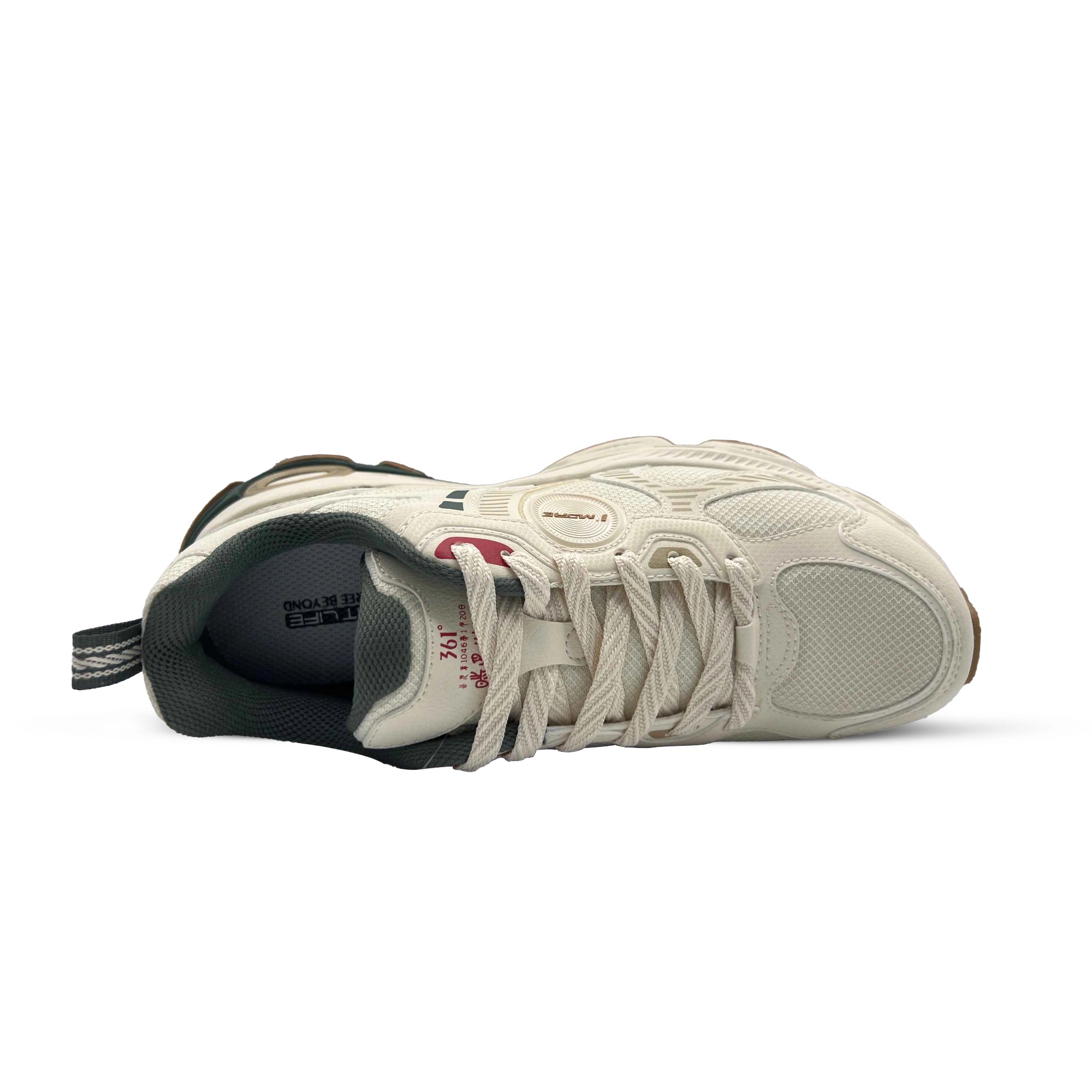SHOES LIFE STYLE Lotus White/Dk.Green