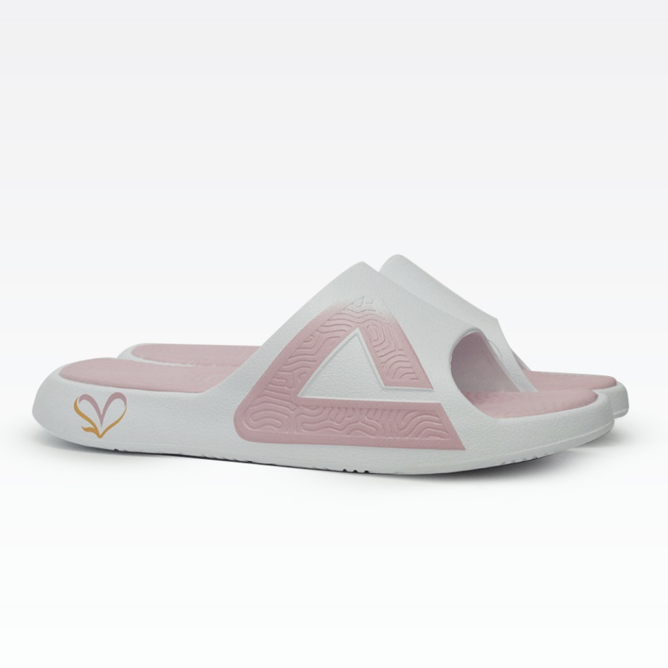PEAK SLIPER WHITE PINK