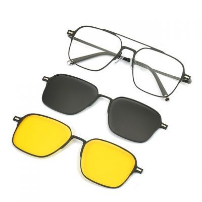 Lunettes de soleil polarisées à clip magnétique