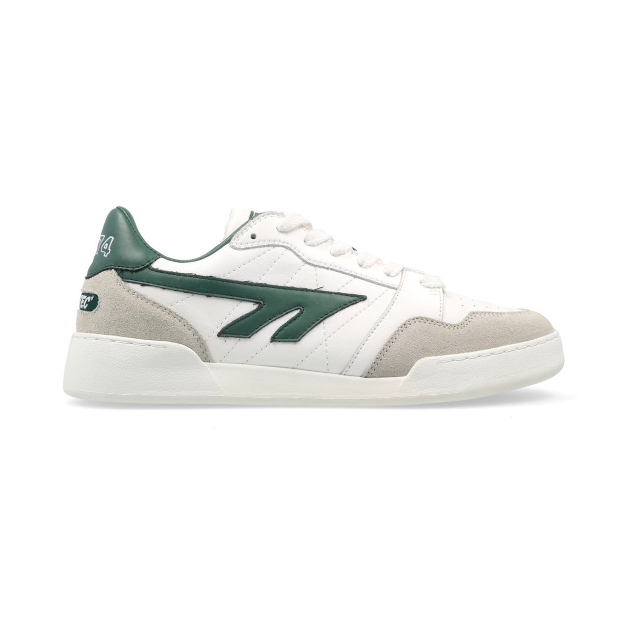 Delta Classic Leather White/Bottle Green