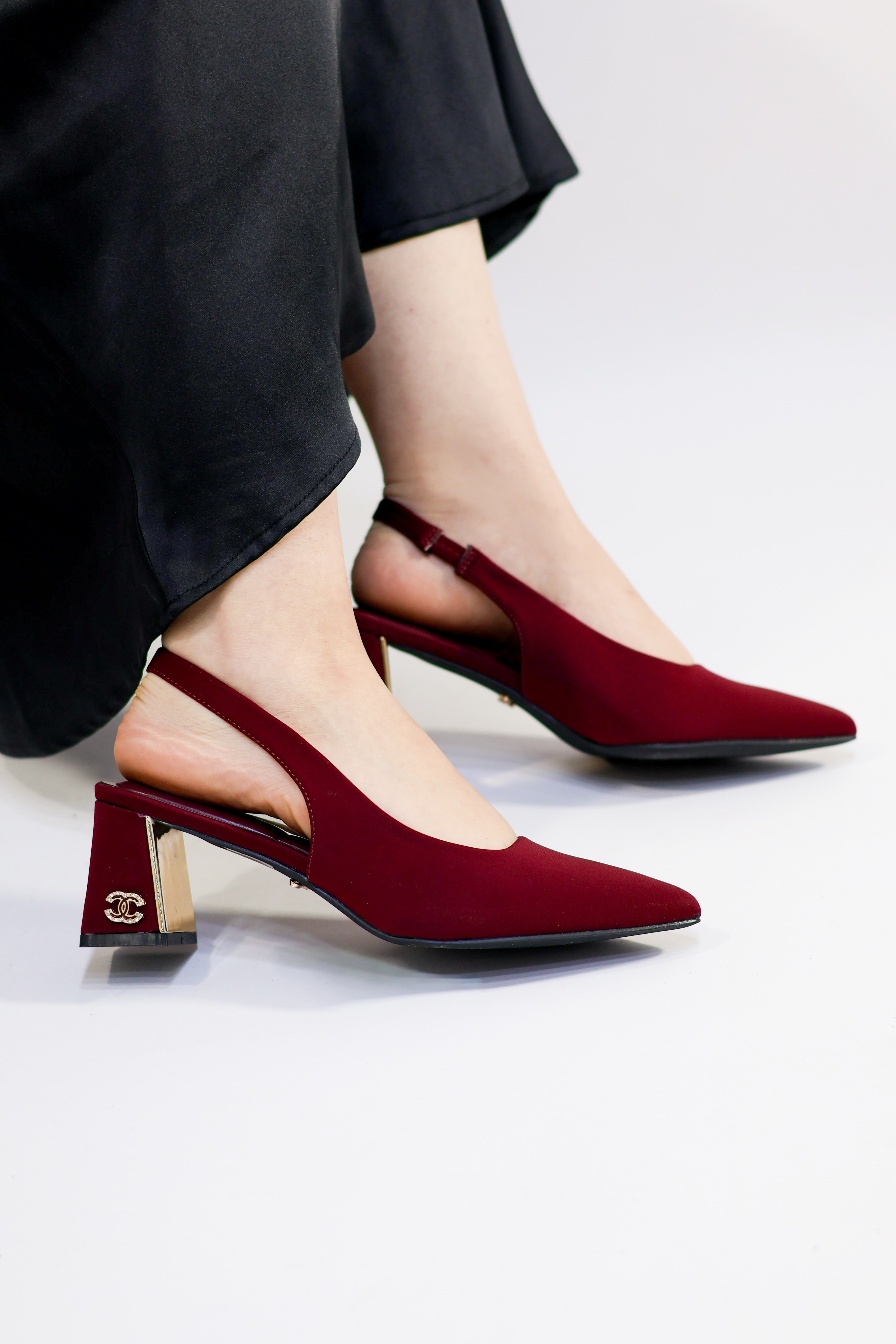 Escarpin Julia A-65 bordeau