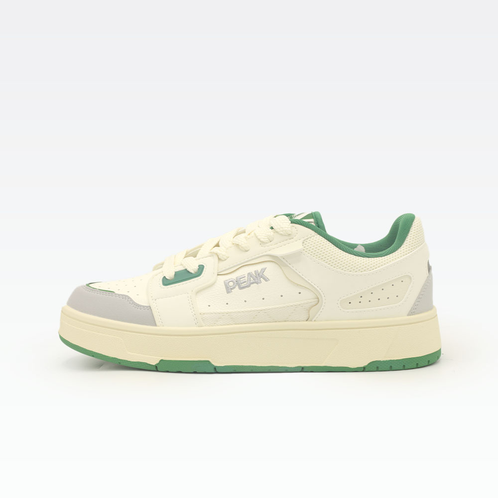 Peak Taichi Culture Shoes OFF WHITE/GRASS GREEN