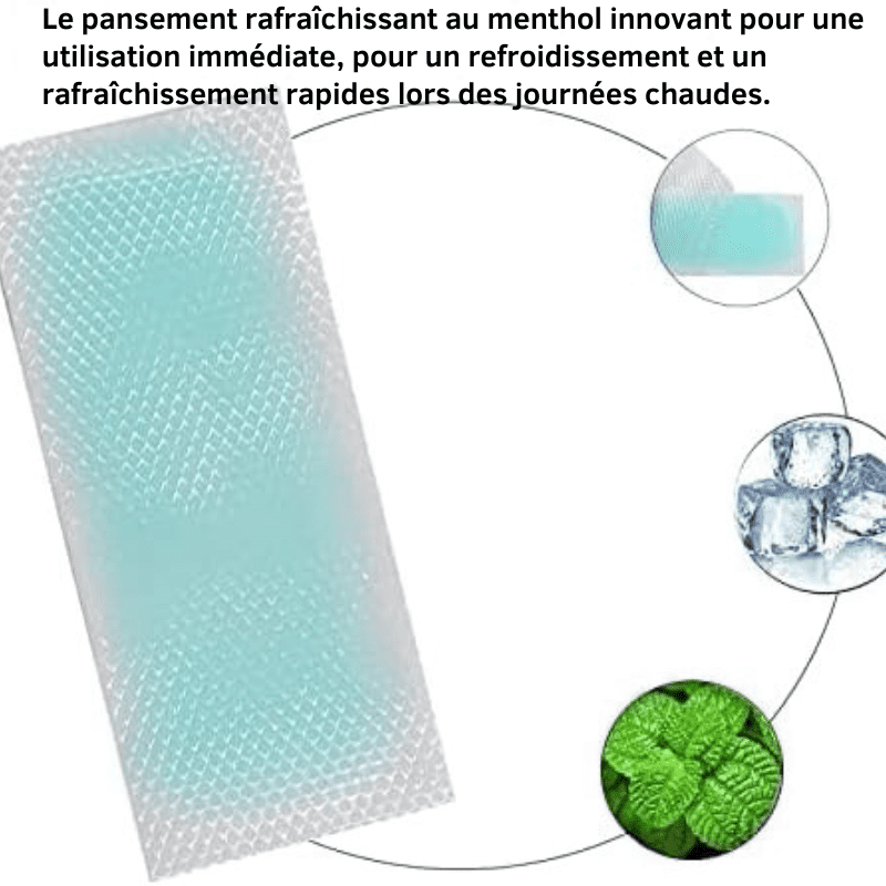 10 patchs de refroidissement pour bébé