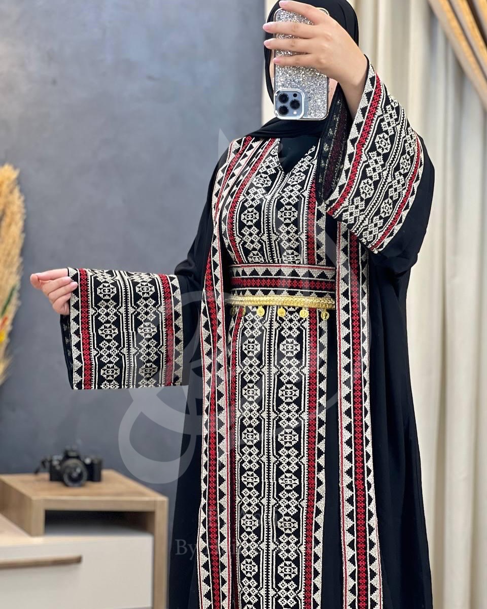 عباءة هيفاء طرز باج