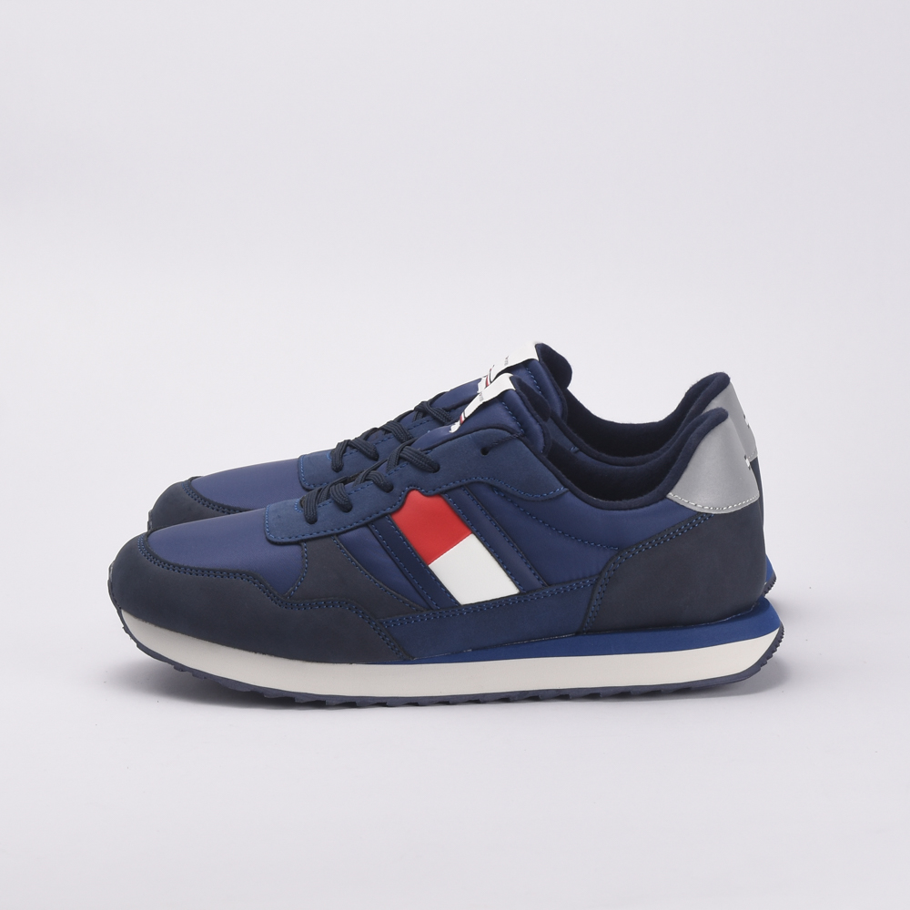 TOMMY HILFIGER FLAG LOW CUT LACE-UP 800-BLUE
