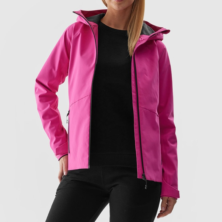 VESTE 4F POUR FEMME MEMBRANE NEODRY 5000 - ROSE BONBON