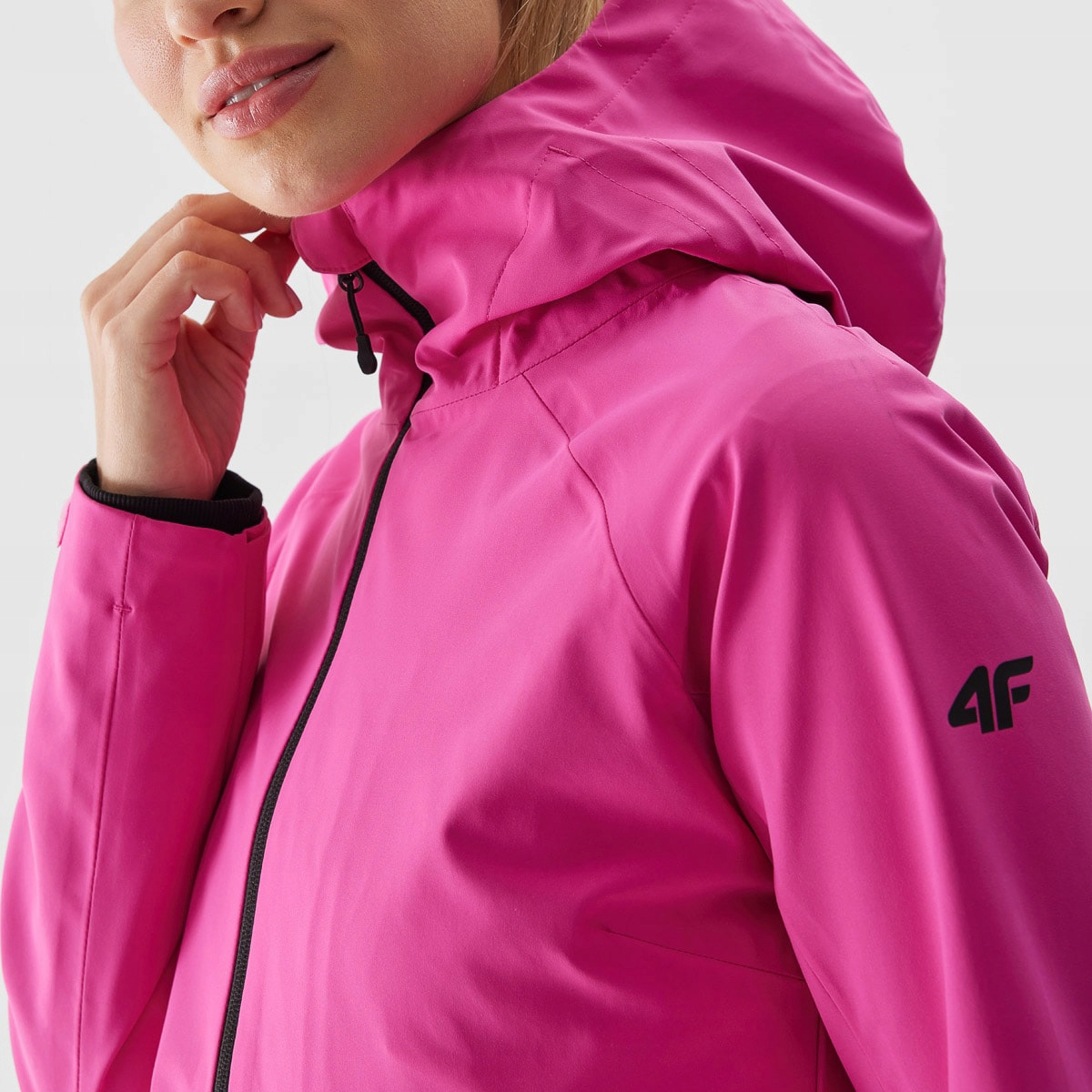 VESTE 4F POUR FEMME MEMBRANE NEODRY 5000 - ROSE BONBON