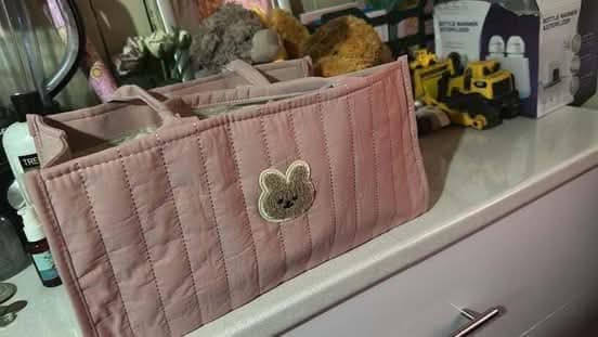 Pannier de rangement en Rose 