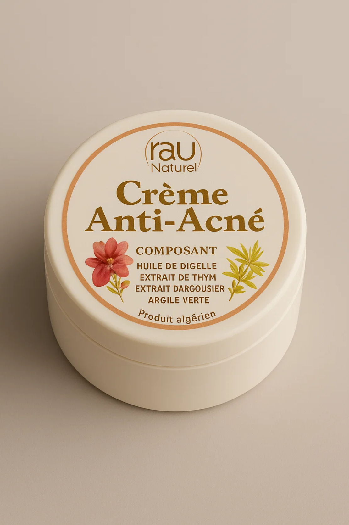 Crème anti acné