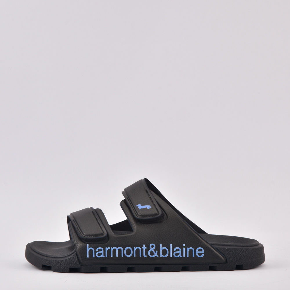 HARMONT AND BLAINE CIABATTA UOMO BLUBBER - LOGO NERO - AZZURRO