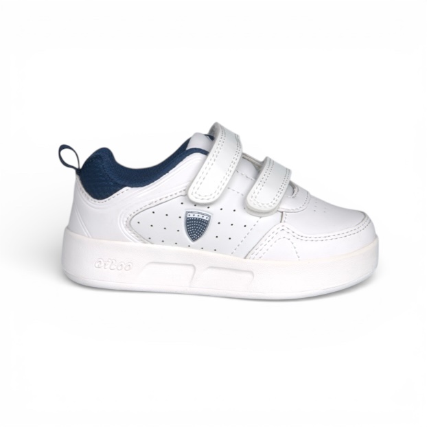 QILOO SHOES WHITE/NAVY