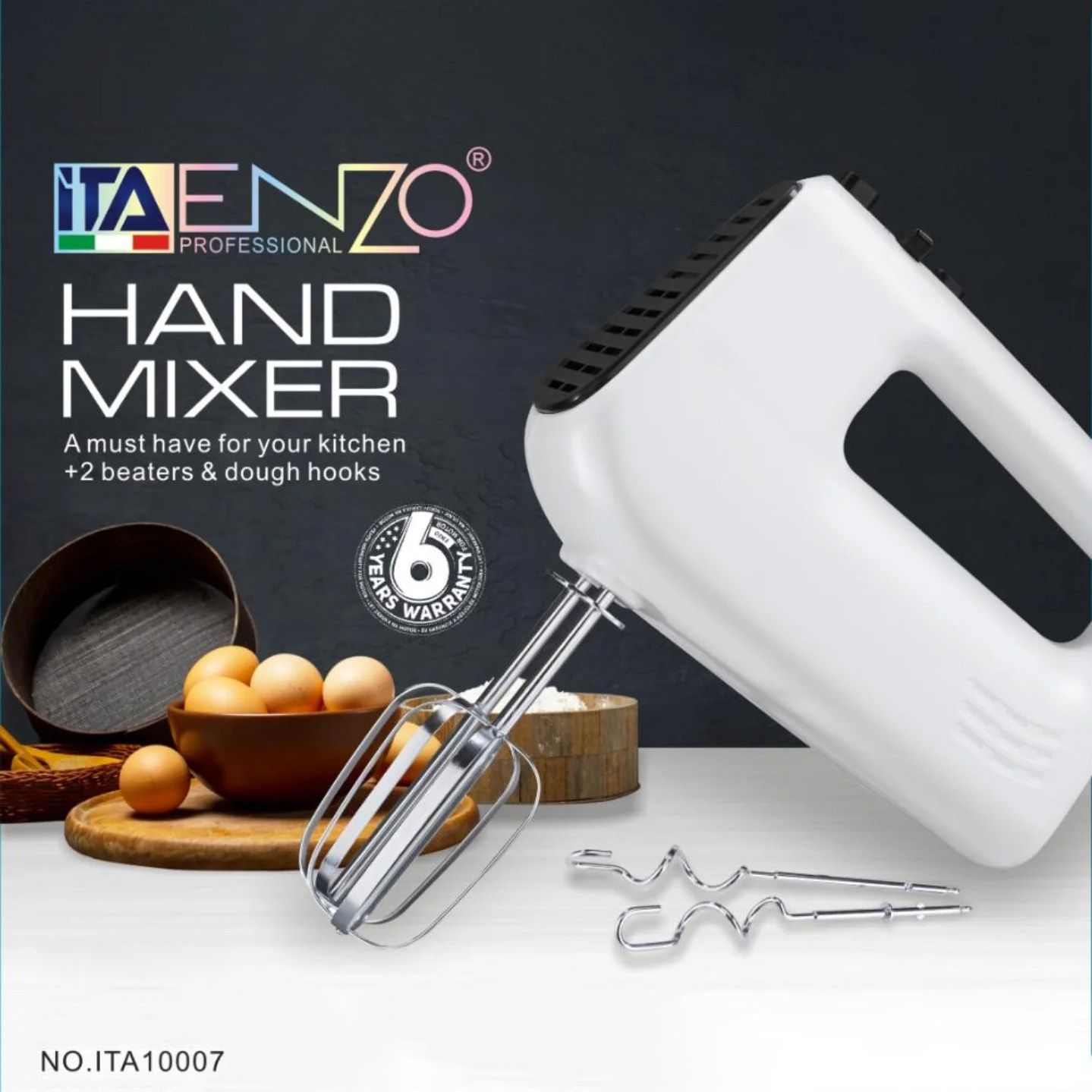 ENZO PROFESSIONAL HAND MIXER 200W ENZO PROFESSIONAL HAND MIXER 200W