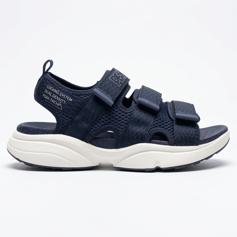 PEAK SANDAL NAVY WHITE 