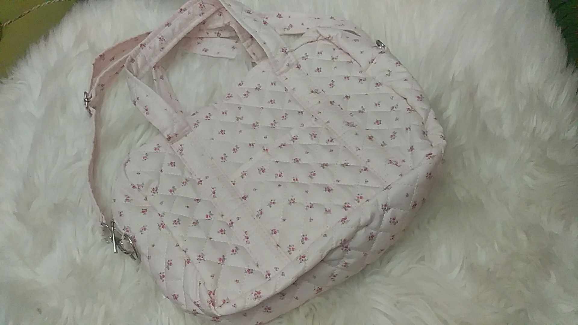 Sac à langer à fleurs 