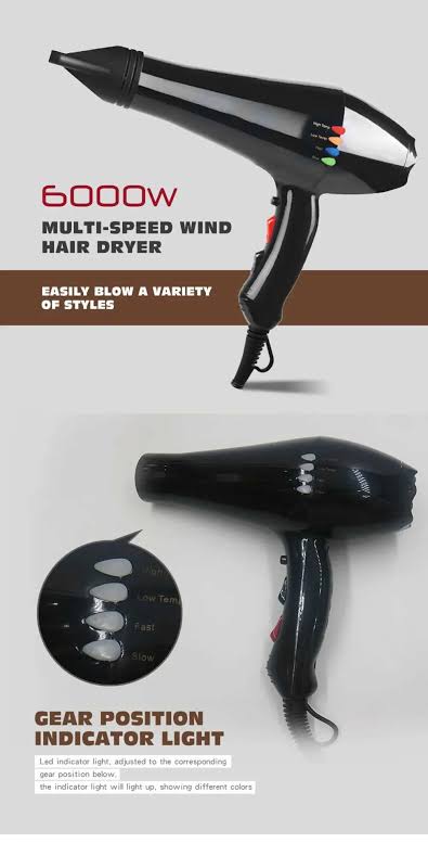 Enzo Professional Hair Dryer 6000W En-8860