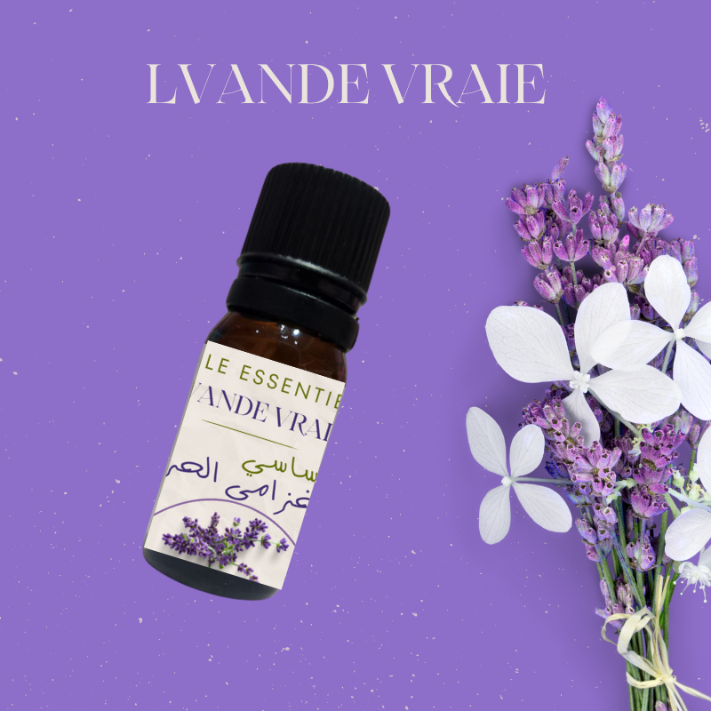 Huile essentiel de Lavande vraie  Pure et 100% naturel (10ml)