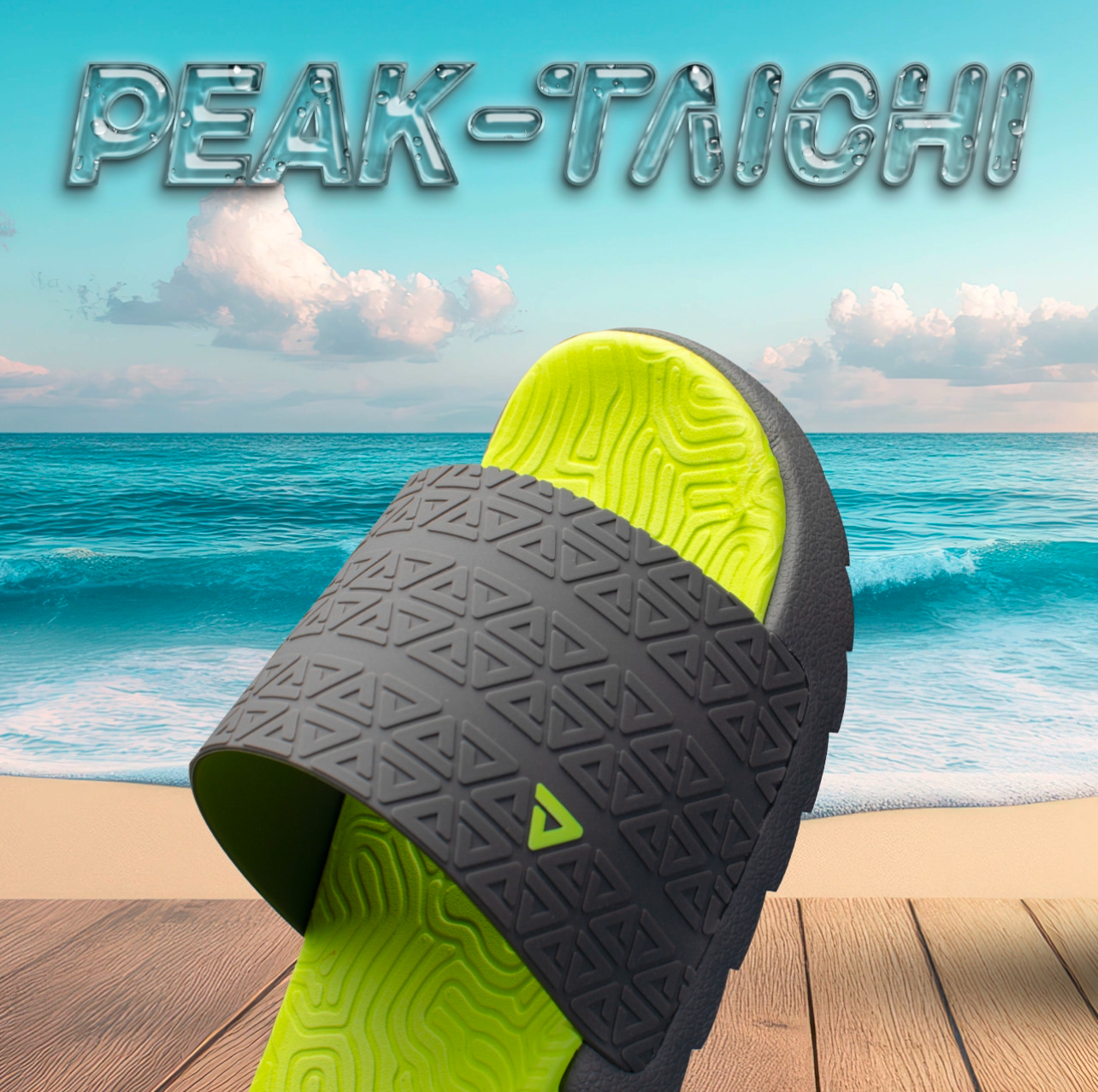 PEAK SLIPERS FLUORESCENT YELLOW 