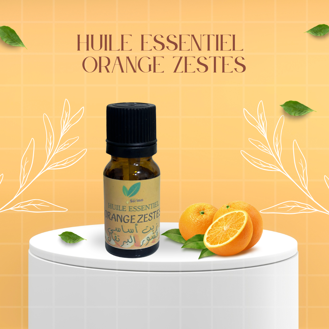 Huile Essentielle de Zest d’Orange Pure et 100% naturel (10ml).