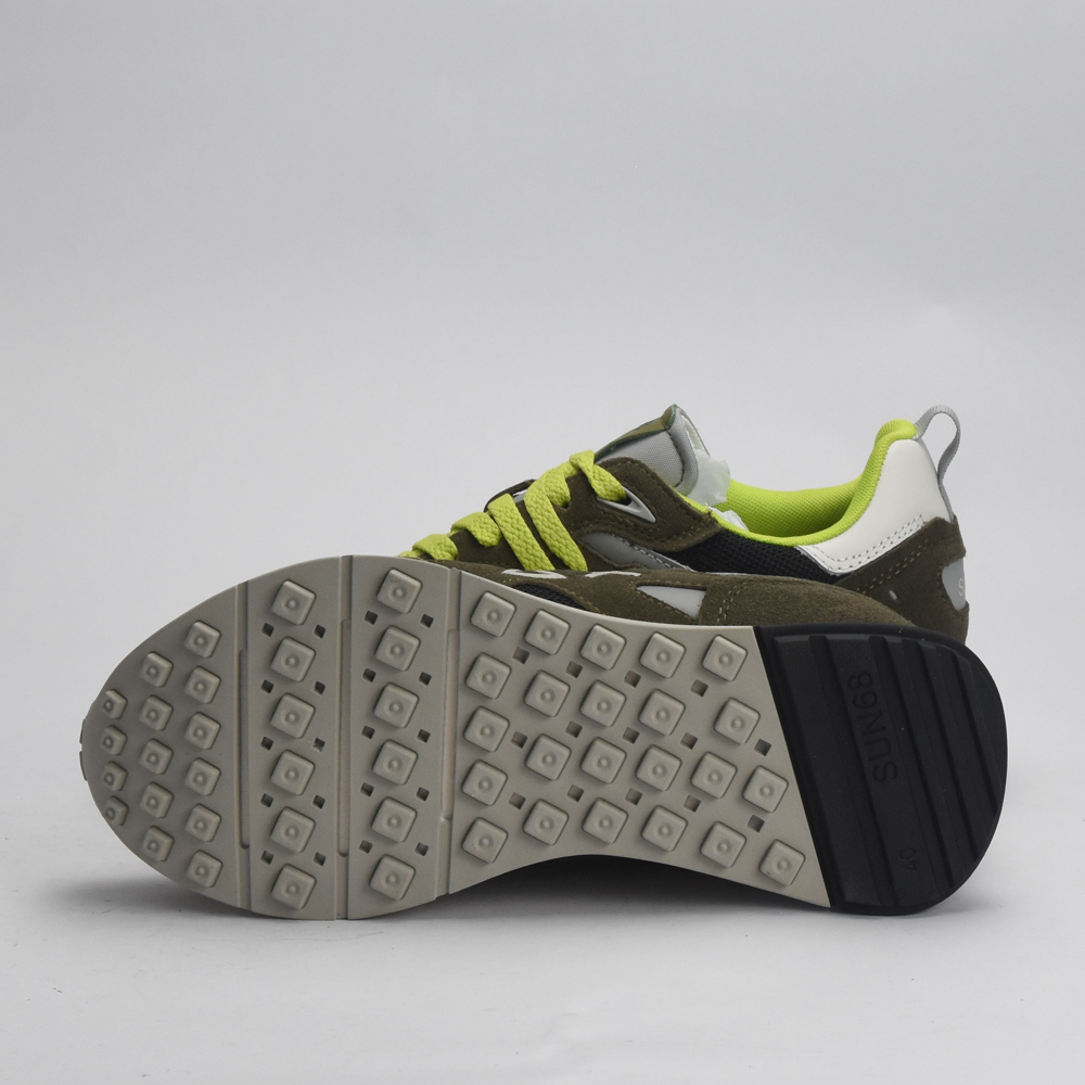 BASKET SUN68-JAKI-OUTDOOR-19-MILITAIRE