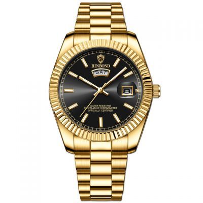 Montre Homme BINBOND Doré