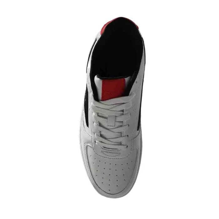 Varsity Court White-Black-Red