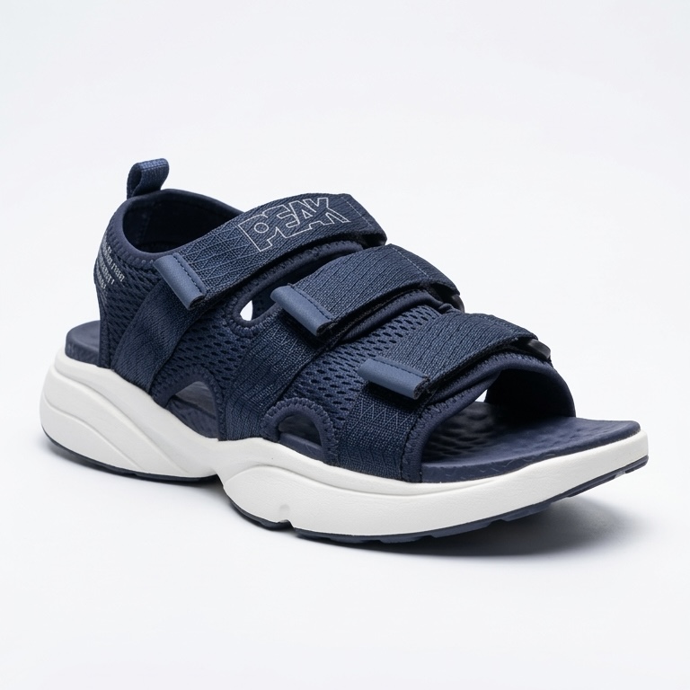 PEAK SANDAL NAVY WHITE 