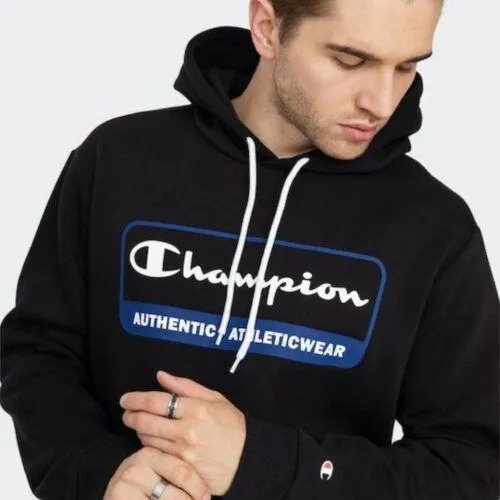 SWEAT CHAMPION POUR HOMME - NOIR
