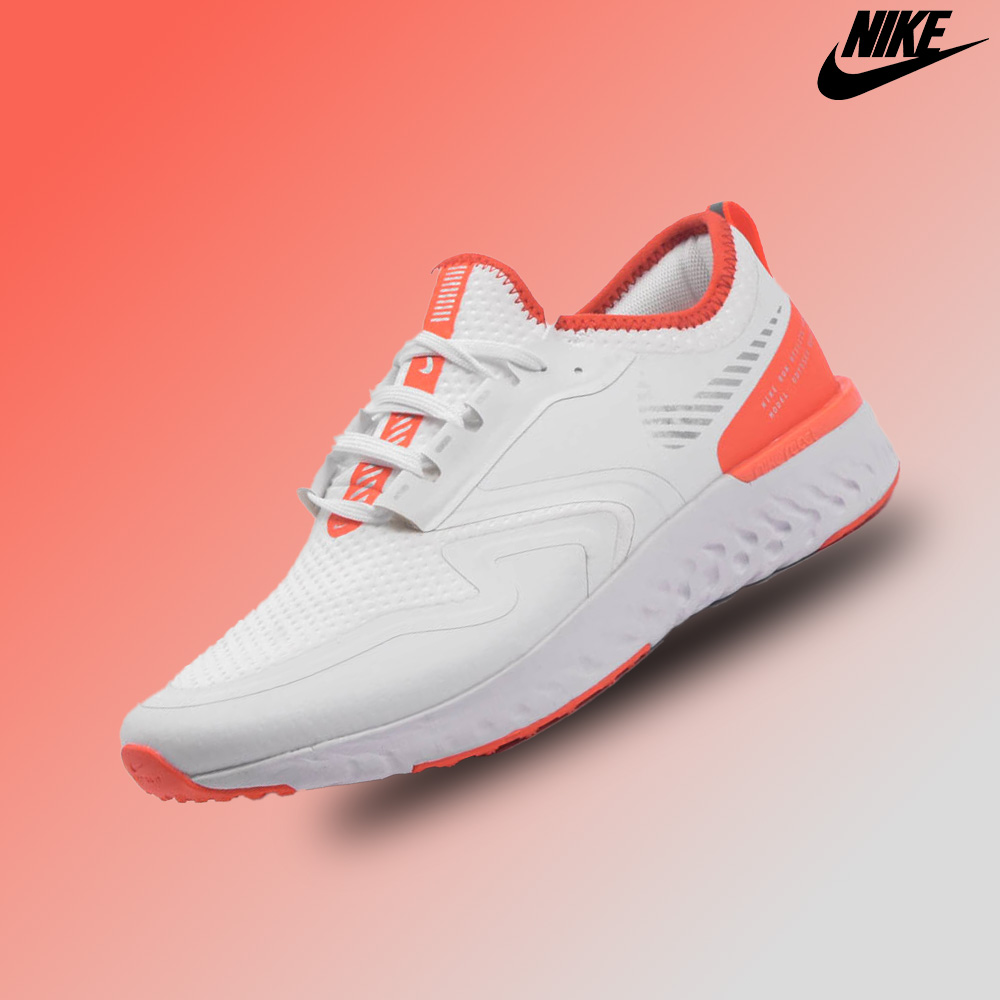 Nike Odyssey React 2 Shield Blanc Laser Crimson
