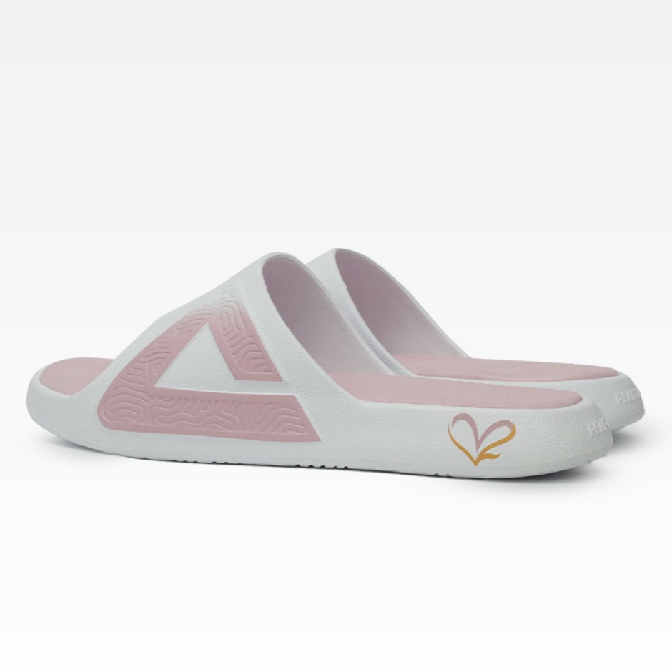 PEAK SLIPER WHITE PINK