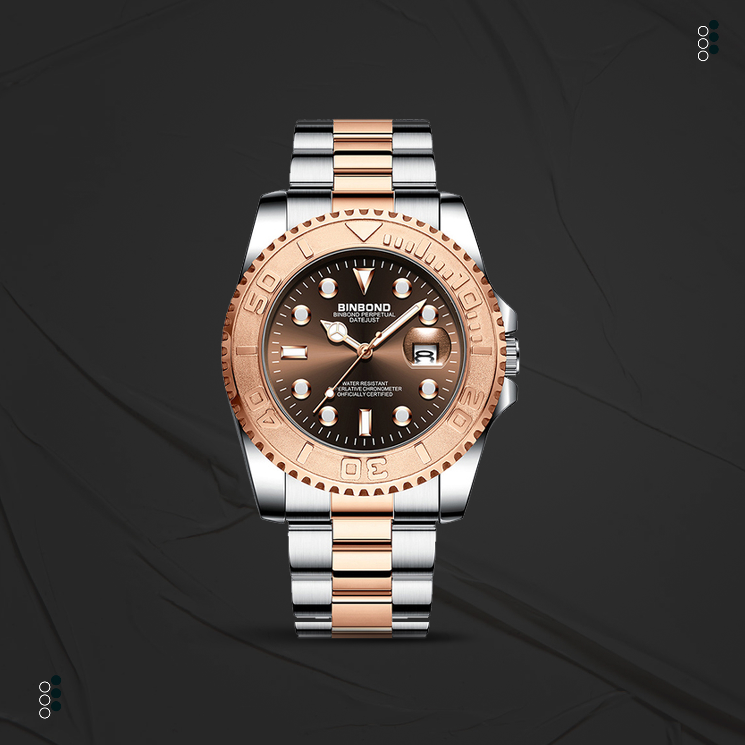 BINBOND Silver Rose GOLD