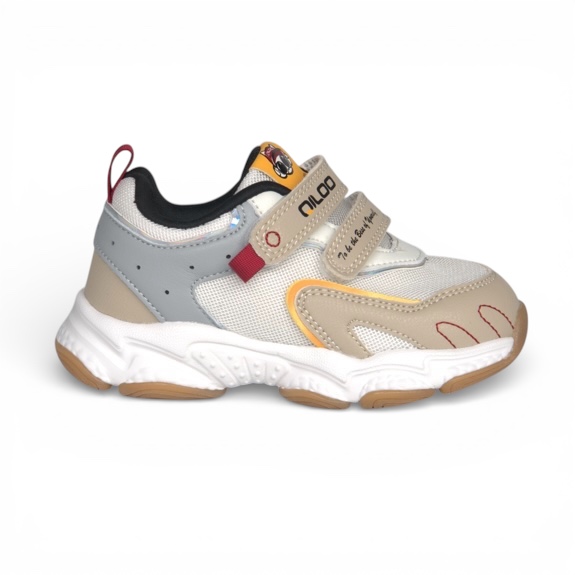 QILOO SHOES BEIGE/BROWN