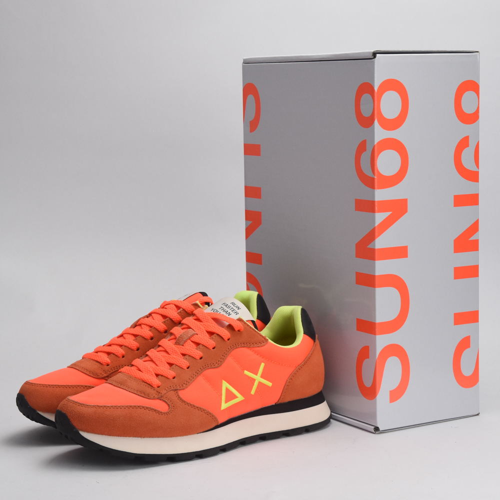 BASKET SUN68-64-ARANCIO FLUO