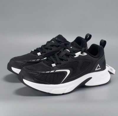 Peak CUSHION RUNNING SHOES Black 