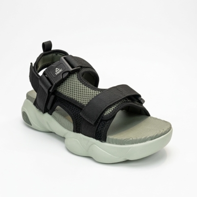 PEAK SANDAL BLACK OLIVE GREEN 