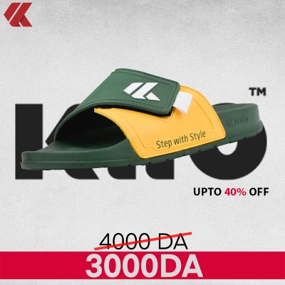 CLAQUETTE AH92M GREEN KITO POUR HOMME