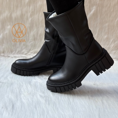 Bottes à talon haut - Noir