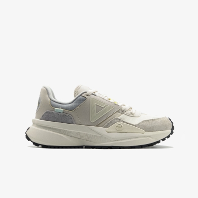 PEAK RETRO CASUAL SHOES OFF WHITE KHAKI +